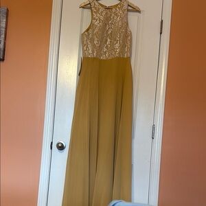 NWT Azazie Kate Gold Bridesmaid Dress
